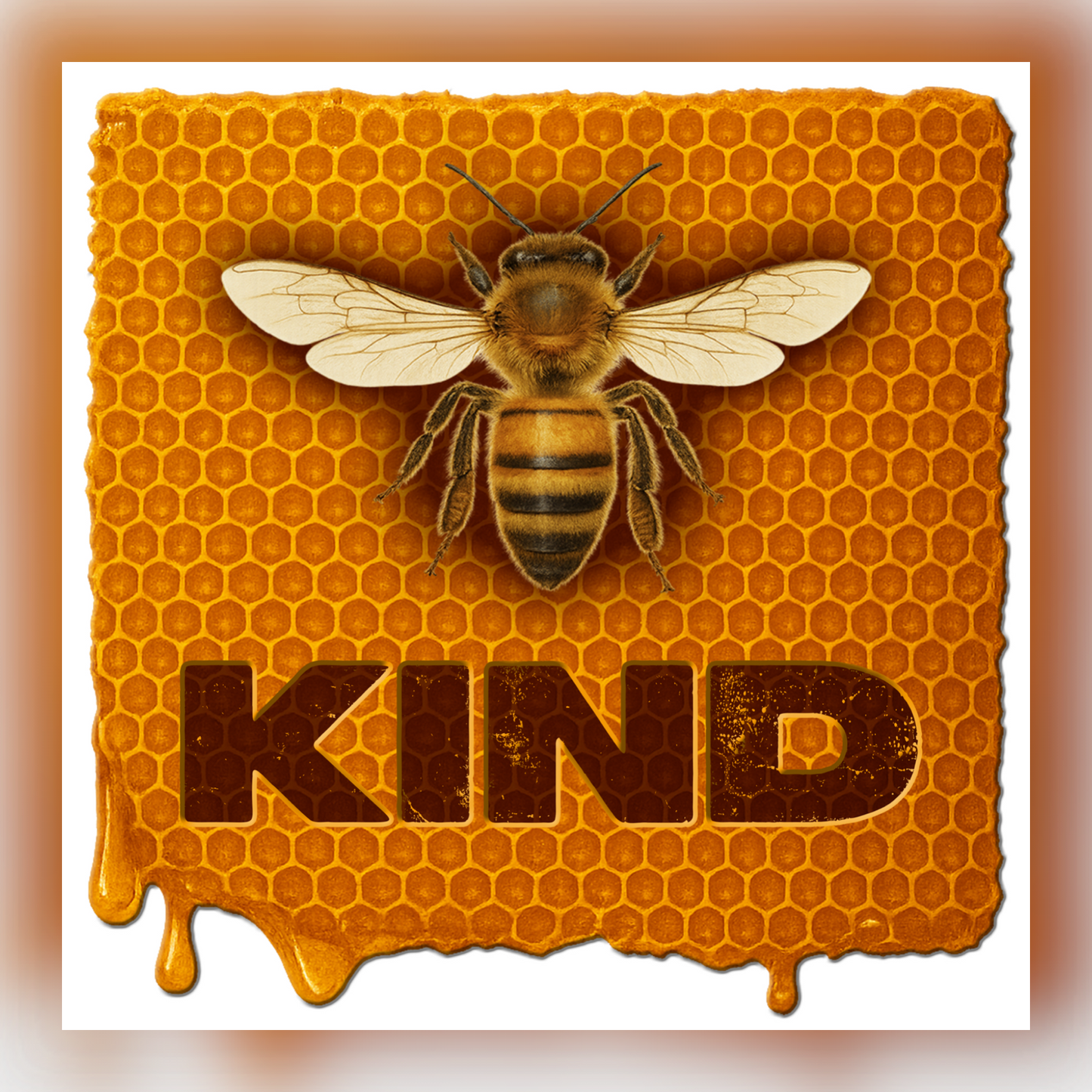 Adult T-shirt - Bee Kind (Square)