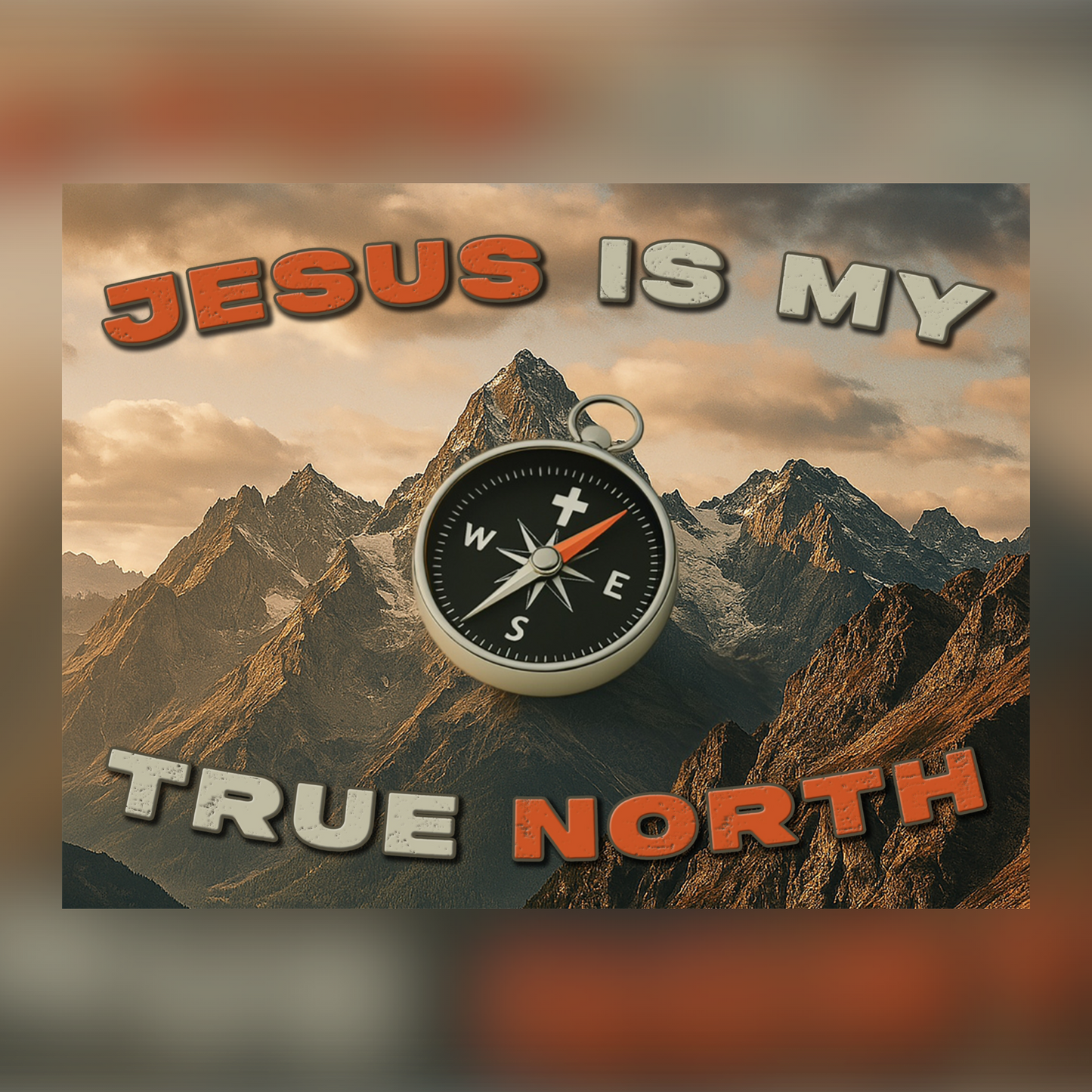 Adult T-shirt - Jesus is My True North