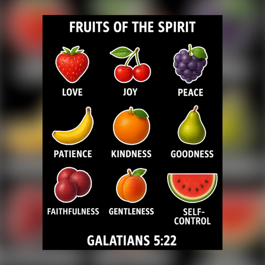 Adult T-shirt - Fruits of the Spirit