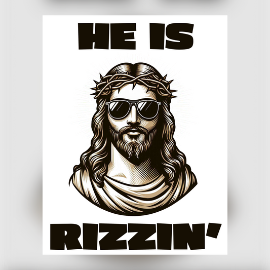 Adult T-shirt - He is Rizzin’