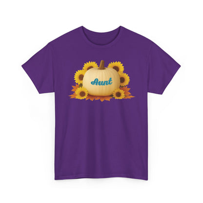 Adult T-shirt - Pumpkin (Aunt)