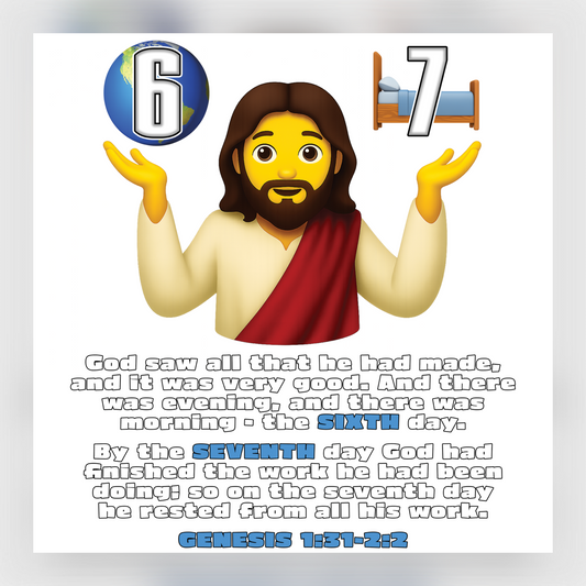 Adult T-shirt - 6 7 God's Creation