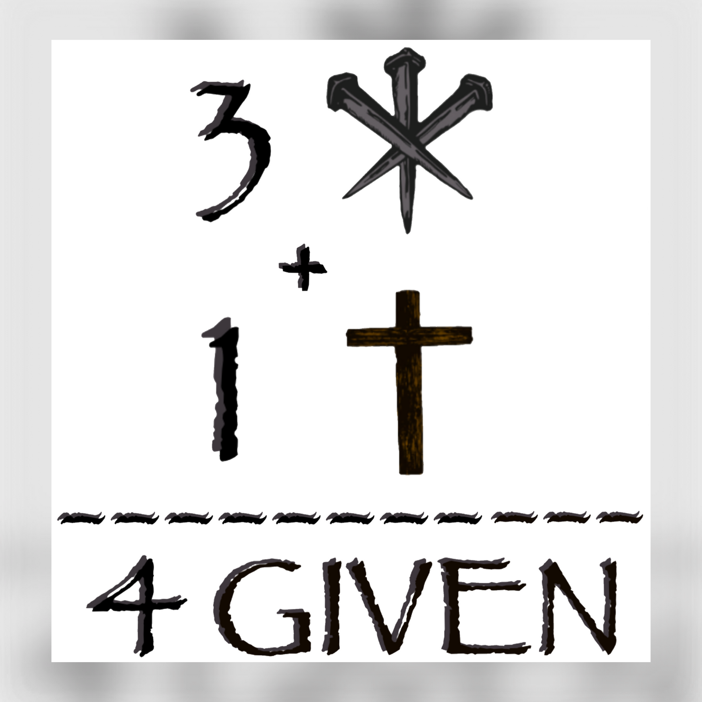Youth T-shirt - 3 Nails + 1 Cross