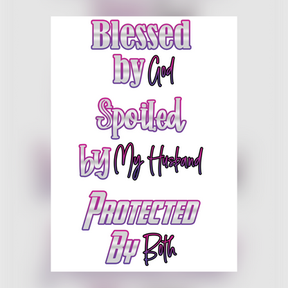 Adult T-shirt - Blessed by God