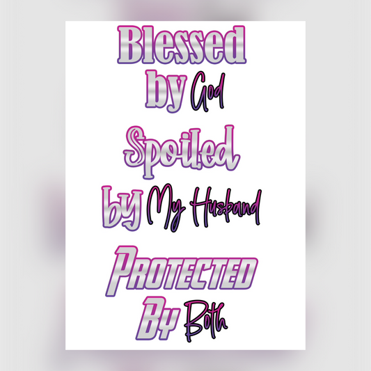 Adult T-shirt - Blessed by God