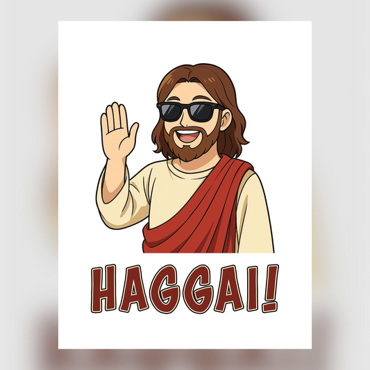 Adult T-shirt - Haggai! (Hey Guy)