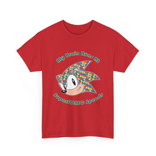 Adult T-shirt - My Brain Runs at Supersonic Speeds