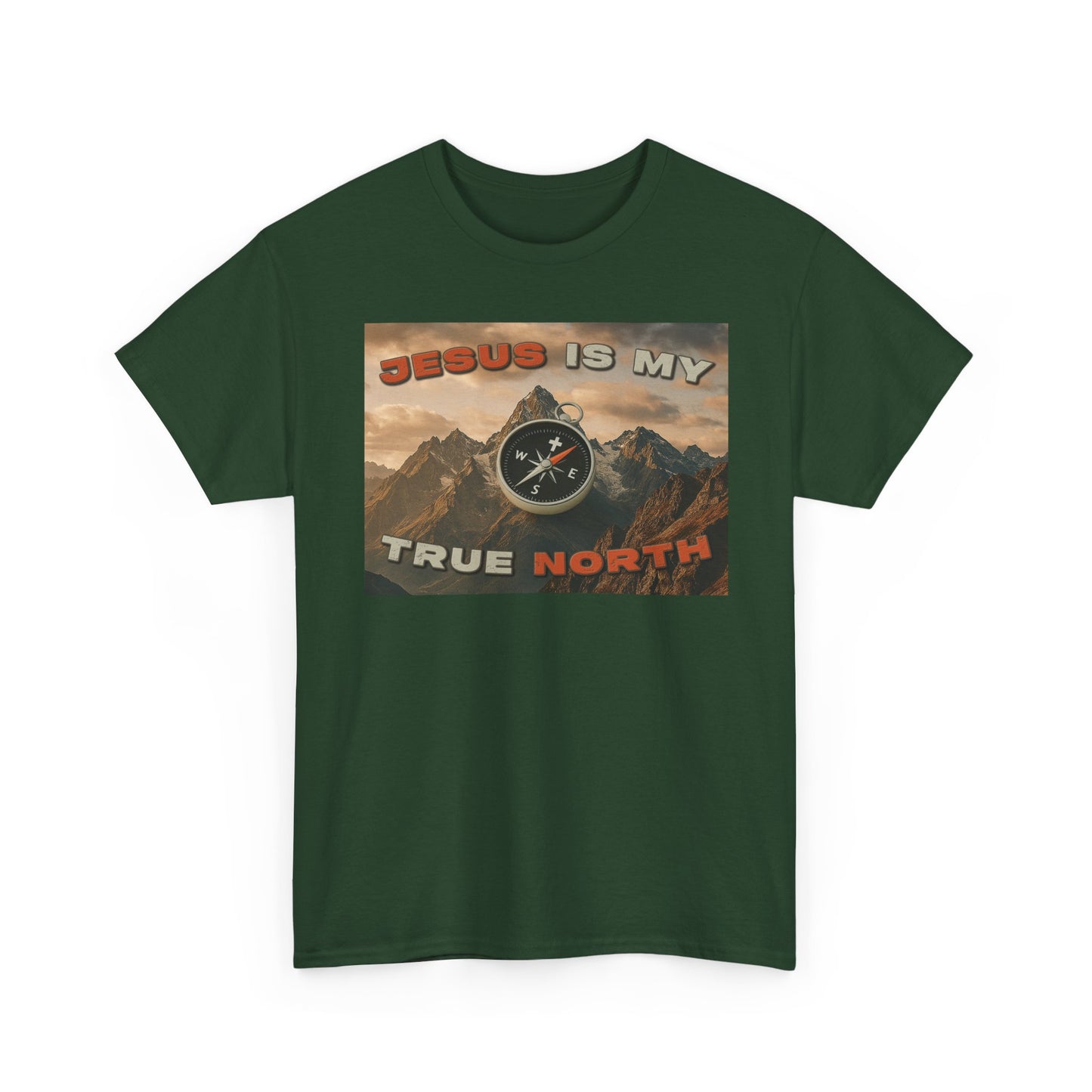 Adult T-shirt - Jesus is My True North